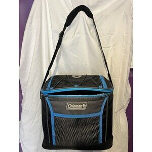 Coleman Lunch Cooler with Crossbody Strap Blue/Black Unisex